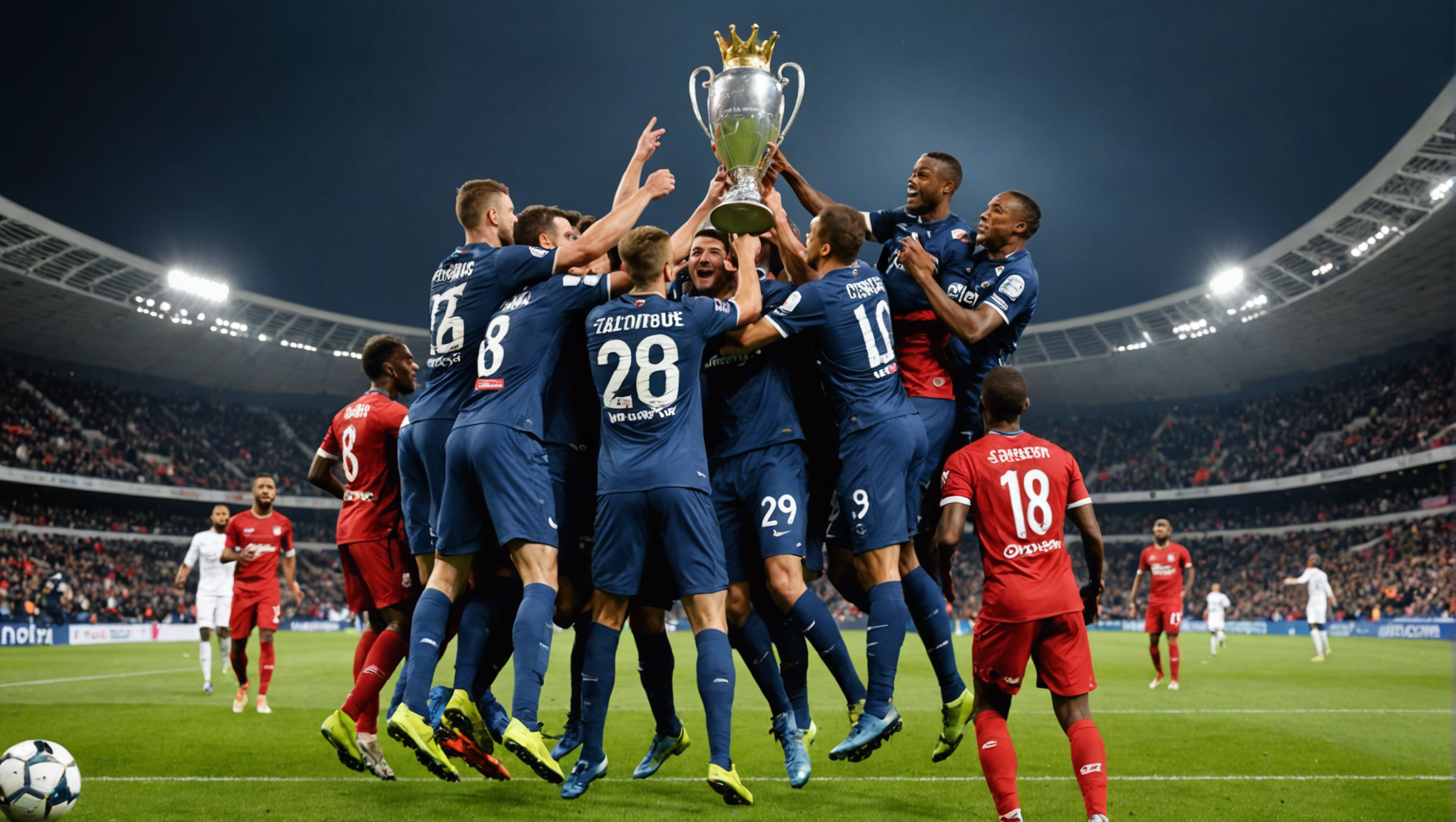 le barrage entre la ligue 2 et le national 1 est de retour. découvrez qui décrochera le précieux ticket pour l'ascension vers le sommet du football français.