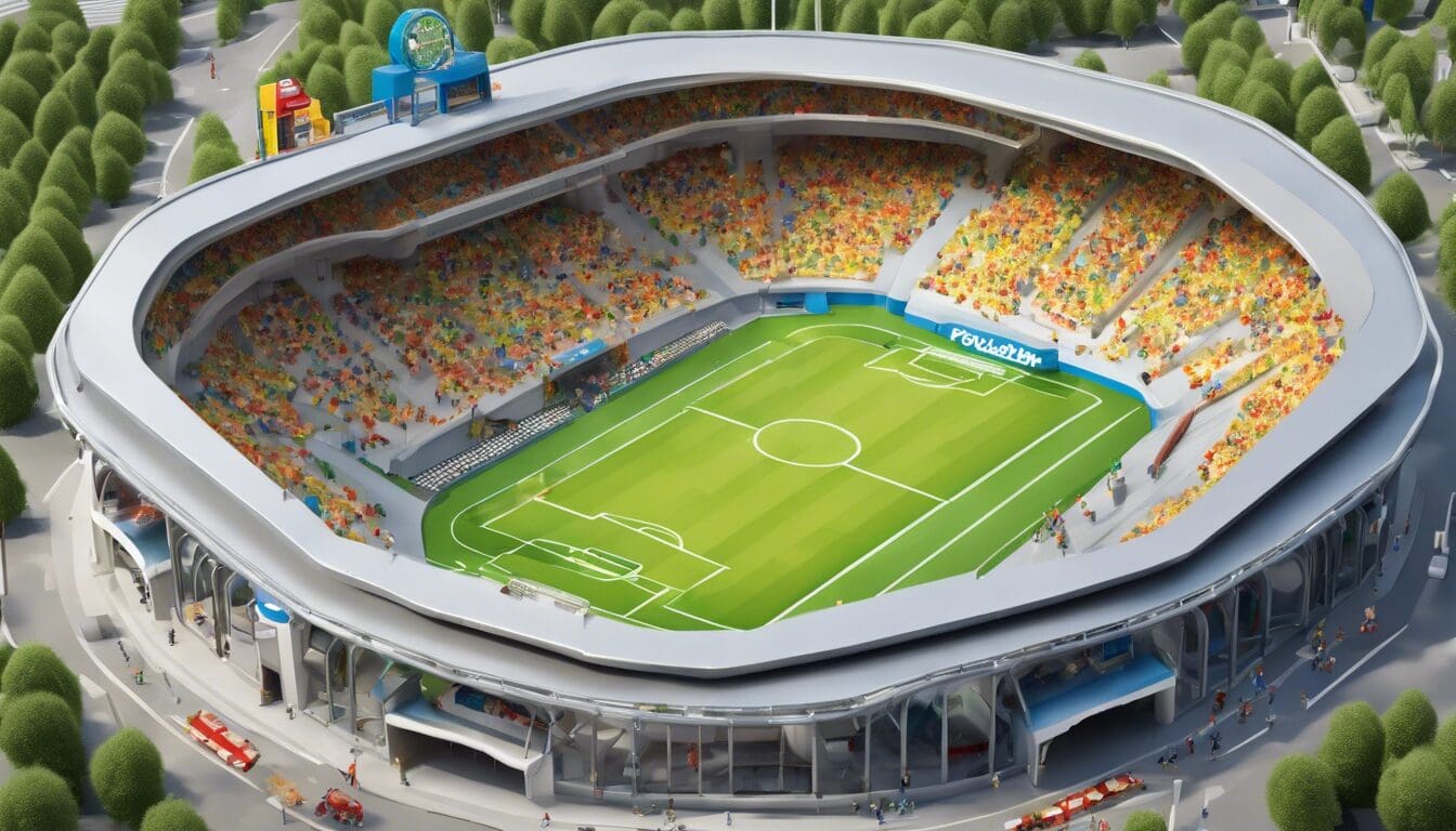 découvrez le stade de football playmobil et plongez dans une expérience inédite pour vivre pleinement chaque match de football !