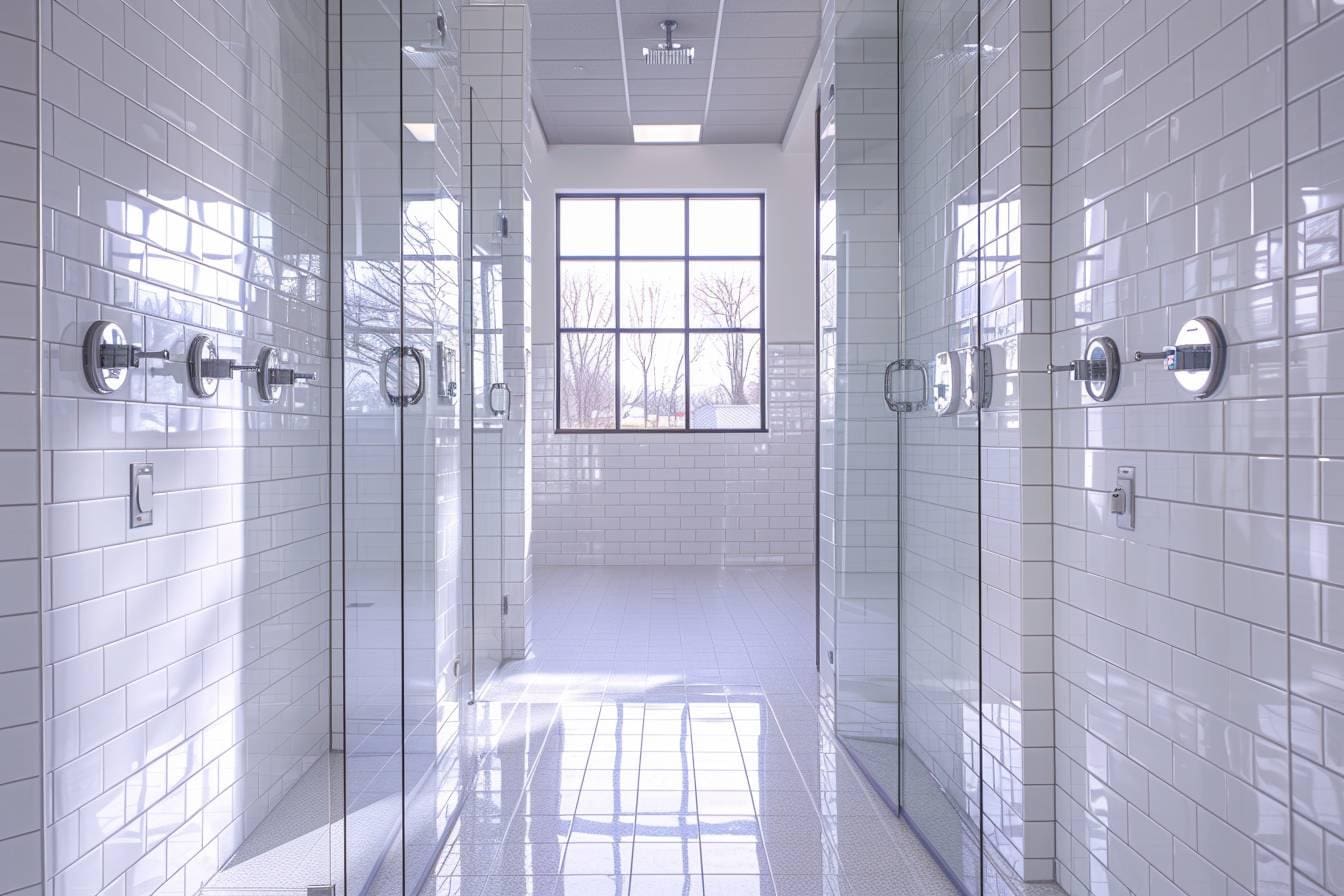 Comment aménager un espace de douche collective ?