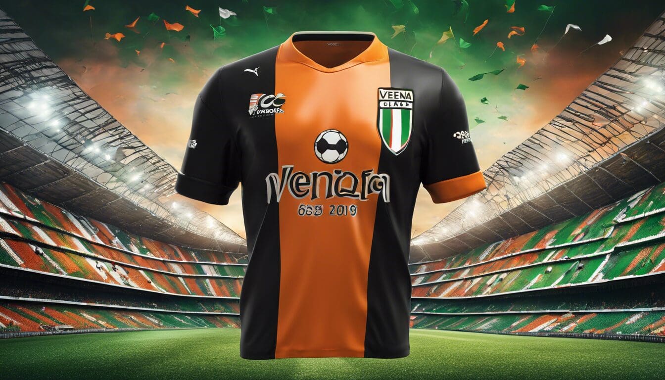 explorez le maillot embl&eacute;matique du venezia football club, une pi&egrave;ce de collection qui allie style et passion pour le football. plongez dans l'univers du club italien et affichez votre soutien avec &eacute;l&eacute;gance.