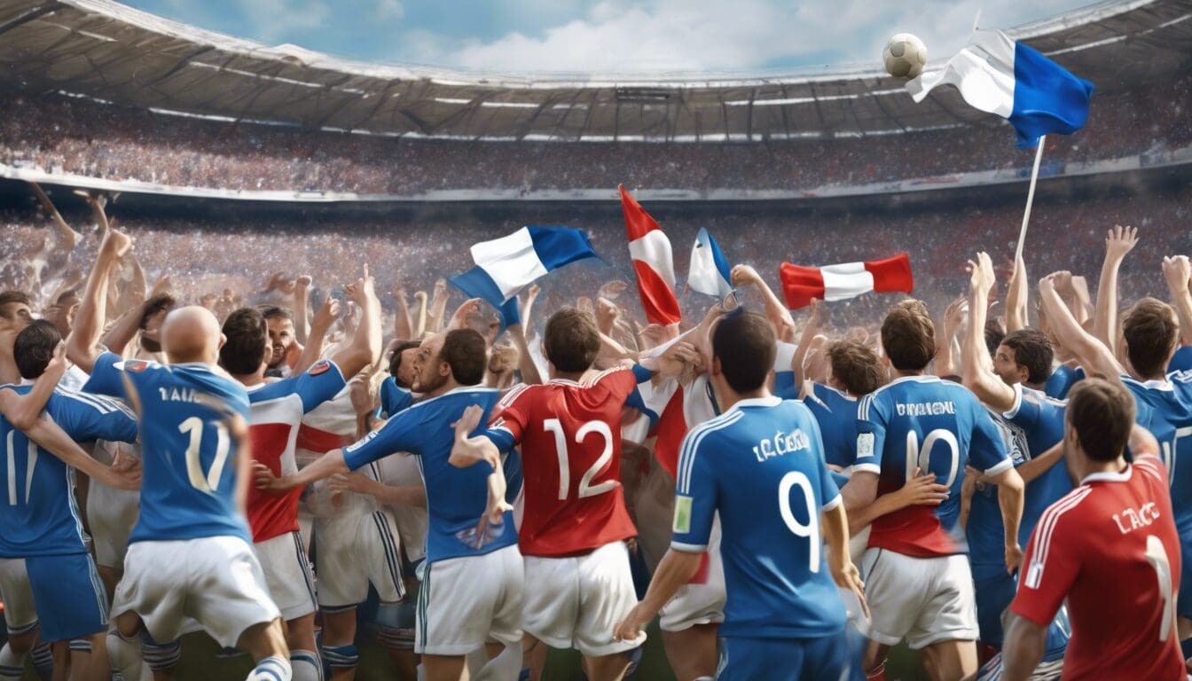 plongez au c&oelig;ur du choc au sommet entre la france et l'argentine, deux g&eacute;ants du football mondial. revivez les moments forts de cette rencontre palpitante, o&ugrave; la passion, le talent et l'histoire se rencontrent sur le terrain. pr&eacute;parez-vous &agrave; une bataille sportive inoubliable !