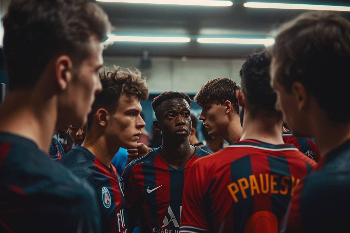 Dissension initiale au sein du vestiaire du PSG