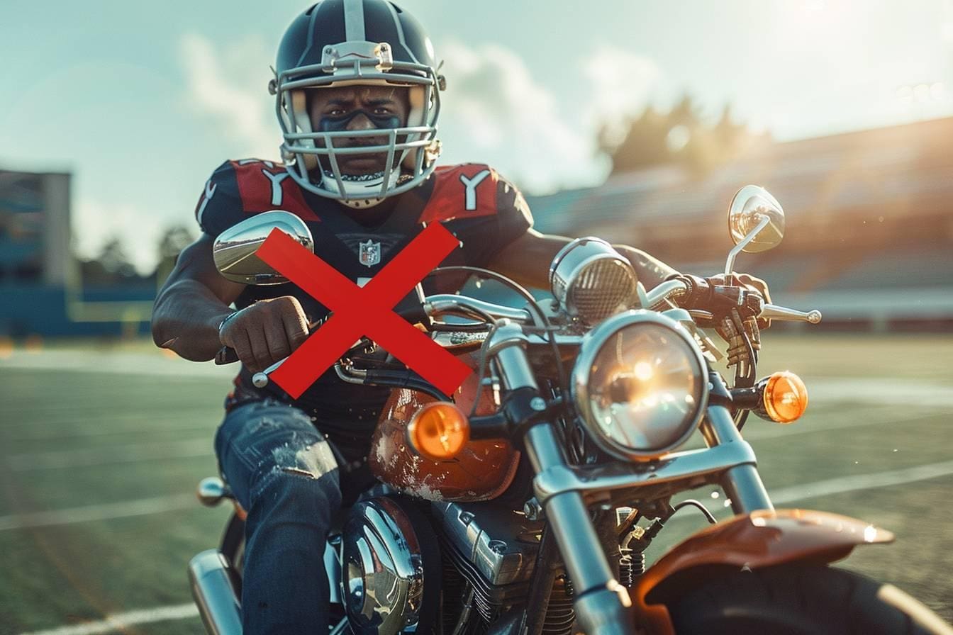 Pourquoi les footballeurs n&rsquo;ont pas le droit de faire de la moto ?
