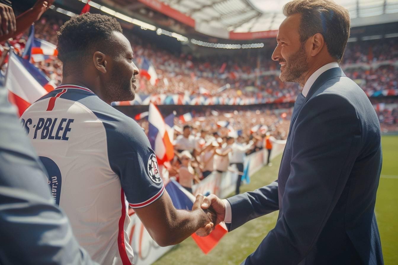PSG : l&rsquo;accueil de Désiré Doué célébré par Nasser Al-Khelaïfi