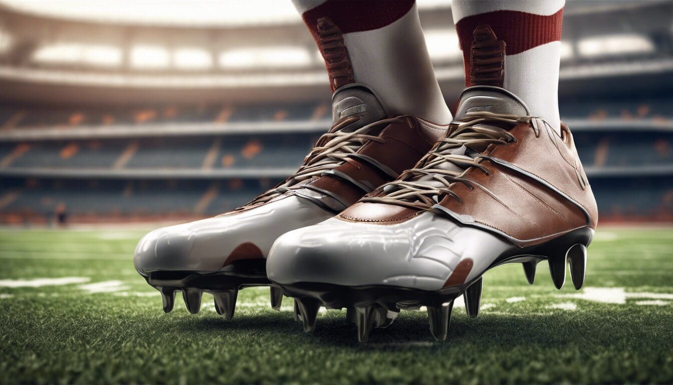 d&eacute;couvrez notre s&eacute;lection des meilleurs crampons pour le football am&eacute;ricain, alliant performance, confort et adh&eacute;rence. que vous soyez d&eacute;butant ou joueur exp&eacute;riment&eacute;, trouvez le mod&egrave;le id&eacute;al pour optimiser votre jeu sur le terrain.