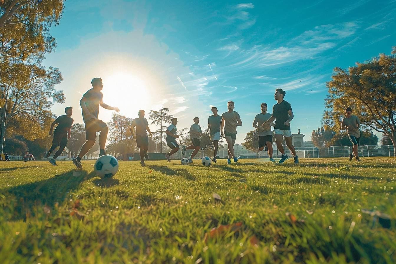 Exercice physique : le football sans ballon