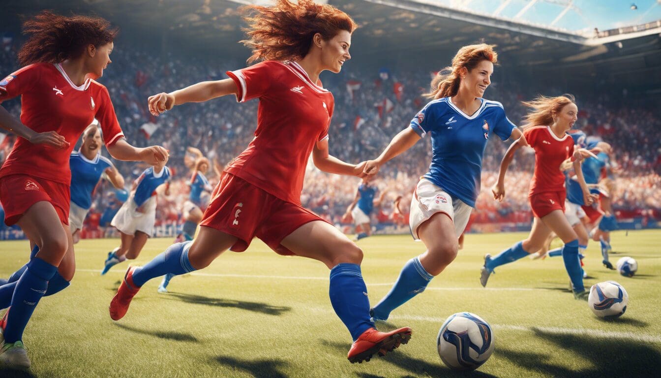 d&eacute;couvrez l'excitation du match de football f&eacute;minin en france, un &eacute;v&eacute;nement captivant o&ugrave; les meilleures &eacute;quipes s'affrontent dans une atmosph&egrave;re de passion et de fair-play. ne manquez pas l'occasion de soutenir vos joueuses pr&eacute;f&eacute;r&eacute;es et de c&eacute;l&eacute;brer le sport au f&eacute;minin.