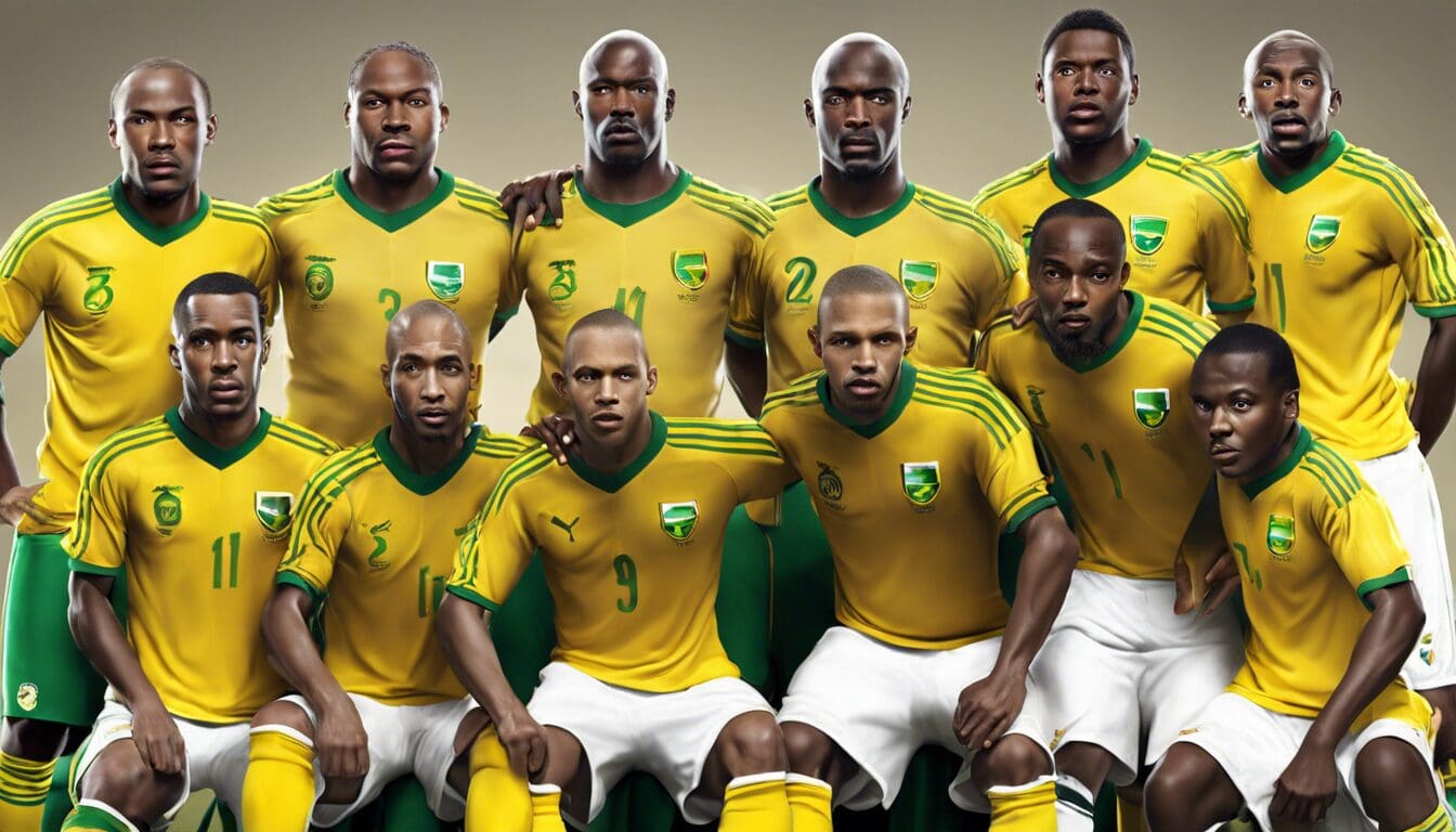 d&eacute;couvrez l'&eacute;quipe de football d'afrique du sud, ses performances sur la sc&egrave;ne internationale, ses joueurs embl&eacute;matiques et son histoire riche. plongez dans l'univers passionnant du soccer sud-africain et suivez ses aventures sur le terrain.