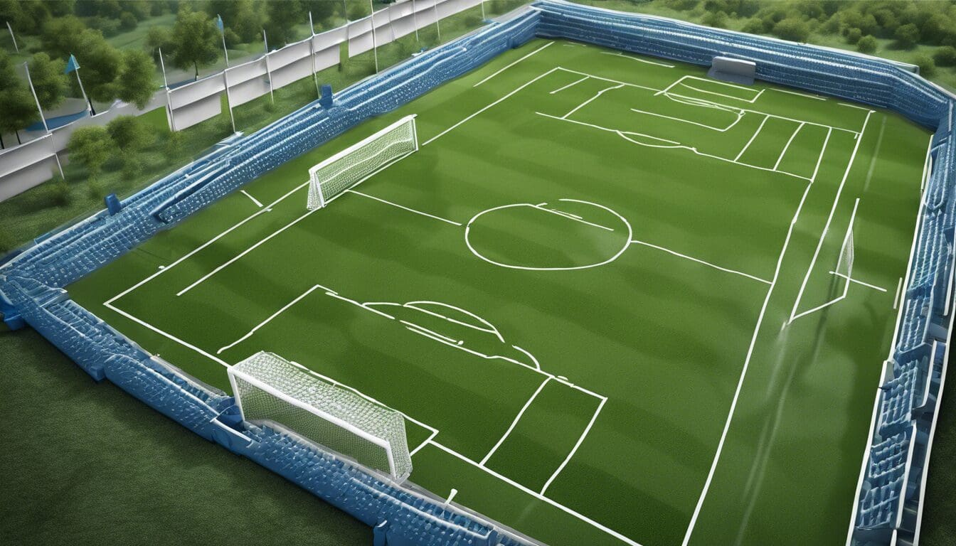 d&eacute;couvrez les dimensions id&eacute;ales pour un terrain de football, essentielles pour optimiser le jeu et respecter les normes officielles. apprenez comment chaque mesure influence les performances des joueurs et la dynamique du match.