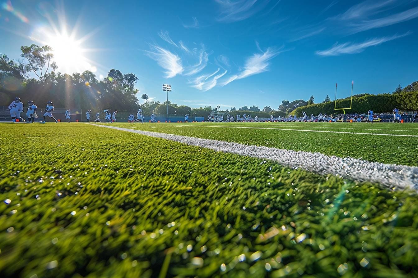La durée du mi-temps en football