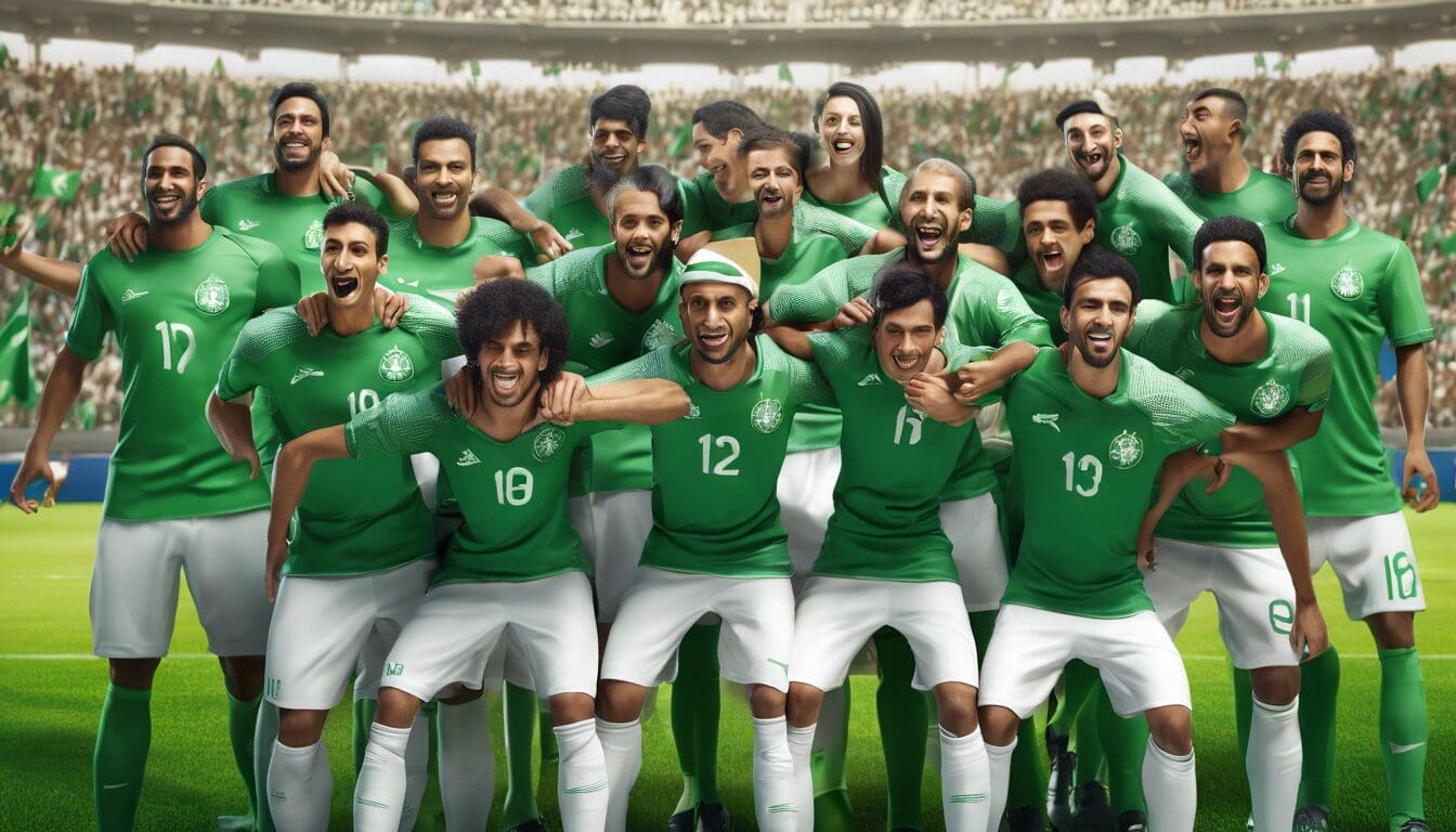 d&eacute;couvrez l'&eacute;quipe saoudienne de football, ses joueurs, son histoire et ses performances sur la sc&egrave;ne internationale. plongez dans l'univers du football en arabie saoudite et suivez les derni&egrave;res actualit&eacute;s et r&eacute;sultats de cette &eacute;quipe passionnante.