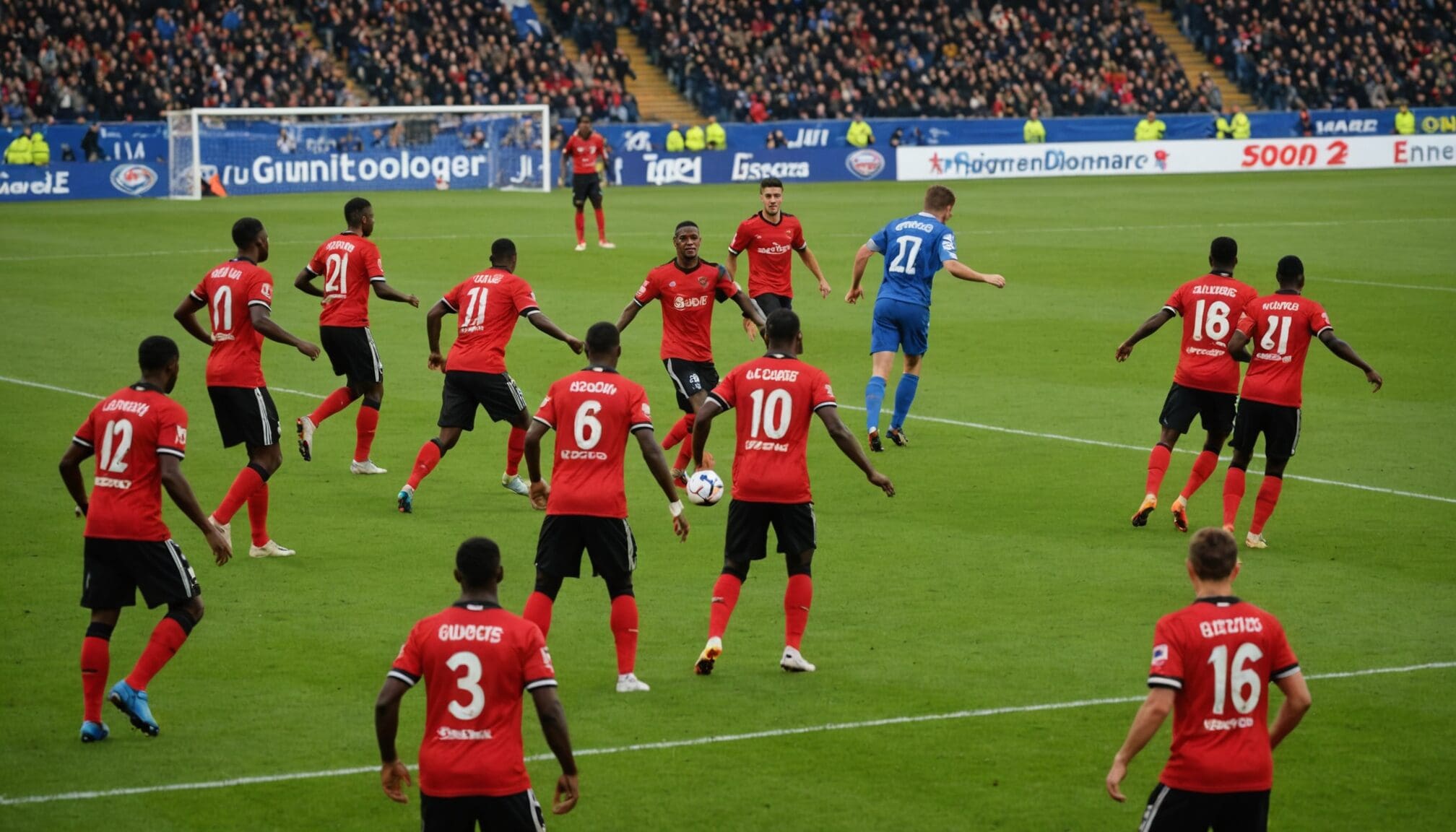 d&eacute;couvrez les temps forts de la 16&egrave;me journ&eacute;e de ligue 2, o&ugrave; guingamp et laval ont fait preuve d'une belle intensit&eacute; offensive, tandis qu'auxerre, malgr&eacute; un premier acte difficile, est pr&ecirc;t &agrave; relever la t&ecirc;te. analyse, stats et r&eacute;actions au programme !
