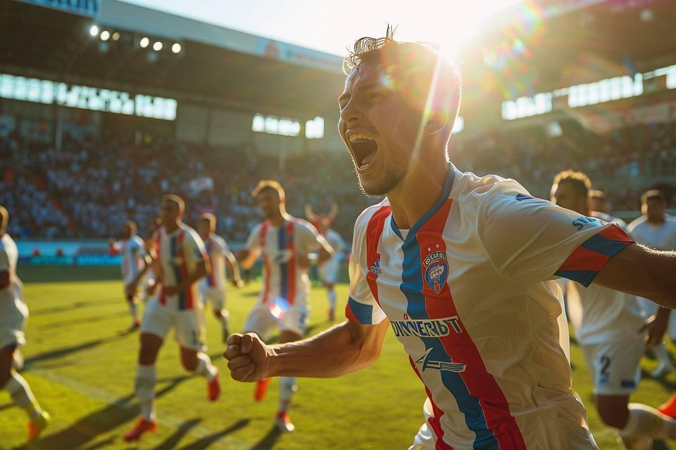 Dunkerque poursuit sa course victorieuse à domicile face à Caen et se positionne sur le podium de la Ligue 2
