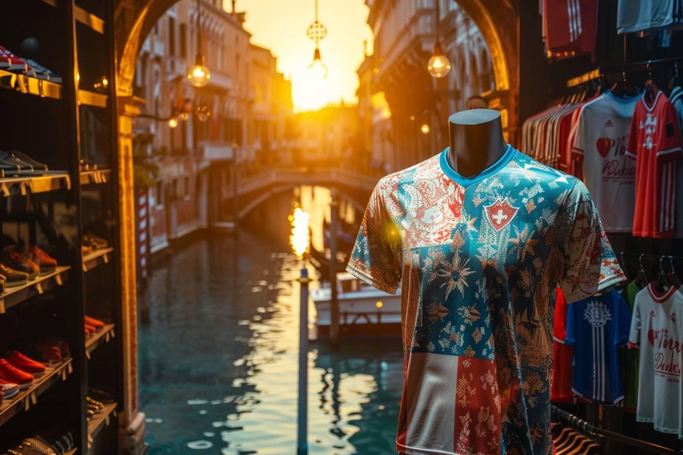 Découvrez le maillot de football de Venise