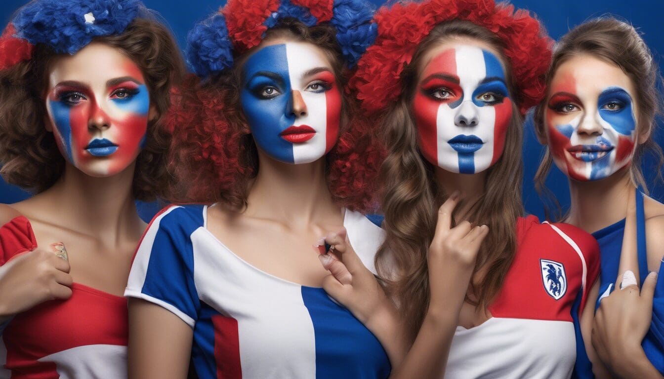 découvrez les astuces incontournables pour réaliser un maquillage football élégant et festif afin de soutenir l'équipe de france lors des grands matchs. transformez votre look avec des couleurs vibrantes et des techniques simples pour afficher fièrement vos couleurs!