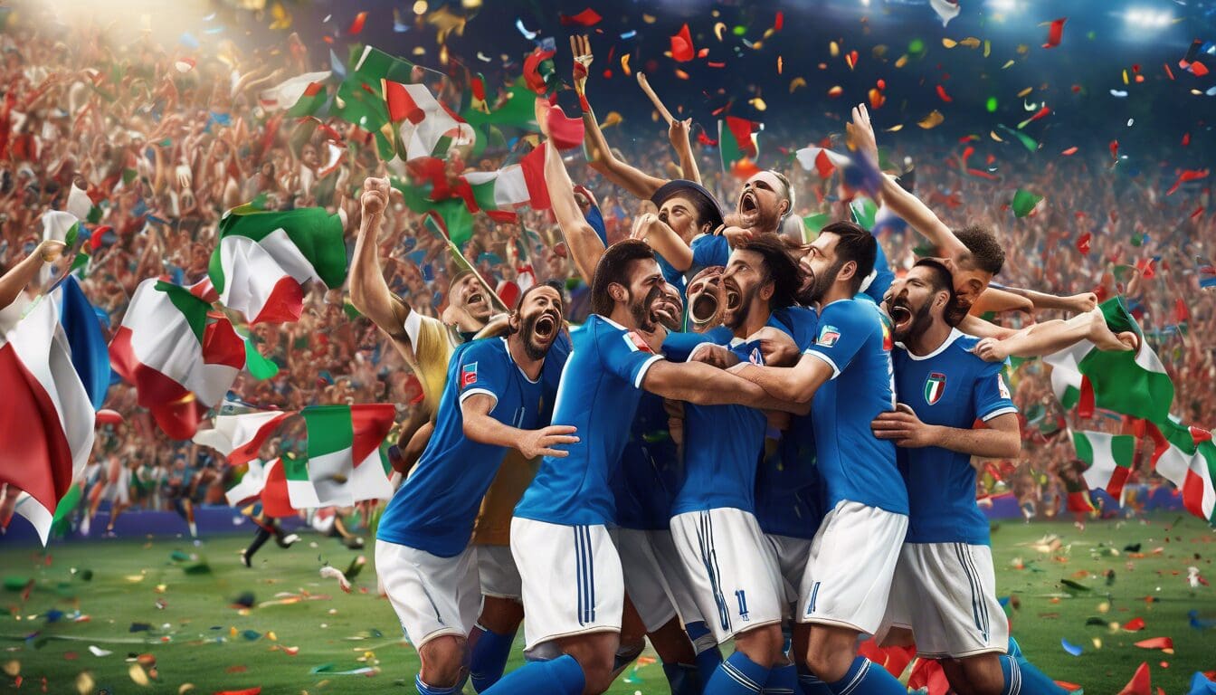 découvrez comment l'équipe italienne de football a remporté une victoire écrasante lors de son dernier match, avec des performances exceptionnelles et des moments mémorables qui resteront gravés dans les annales du sport.