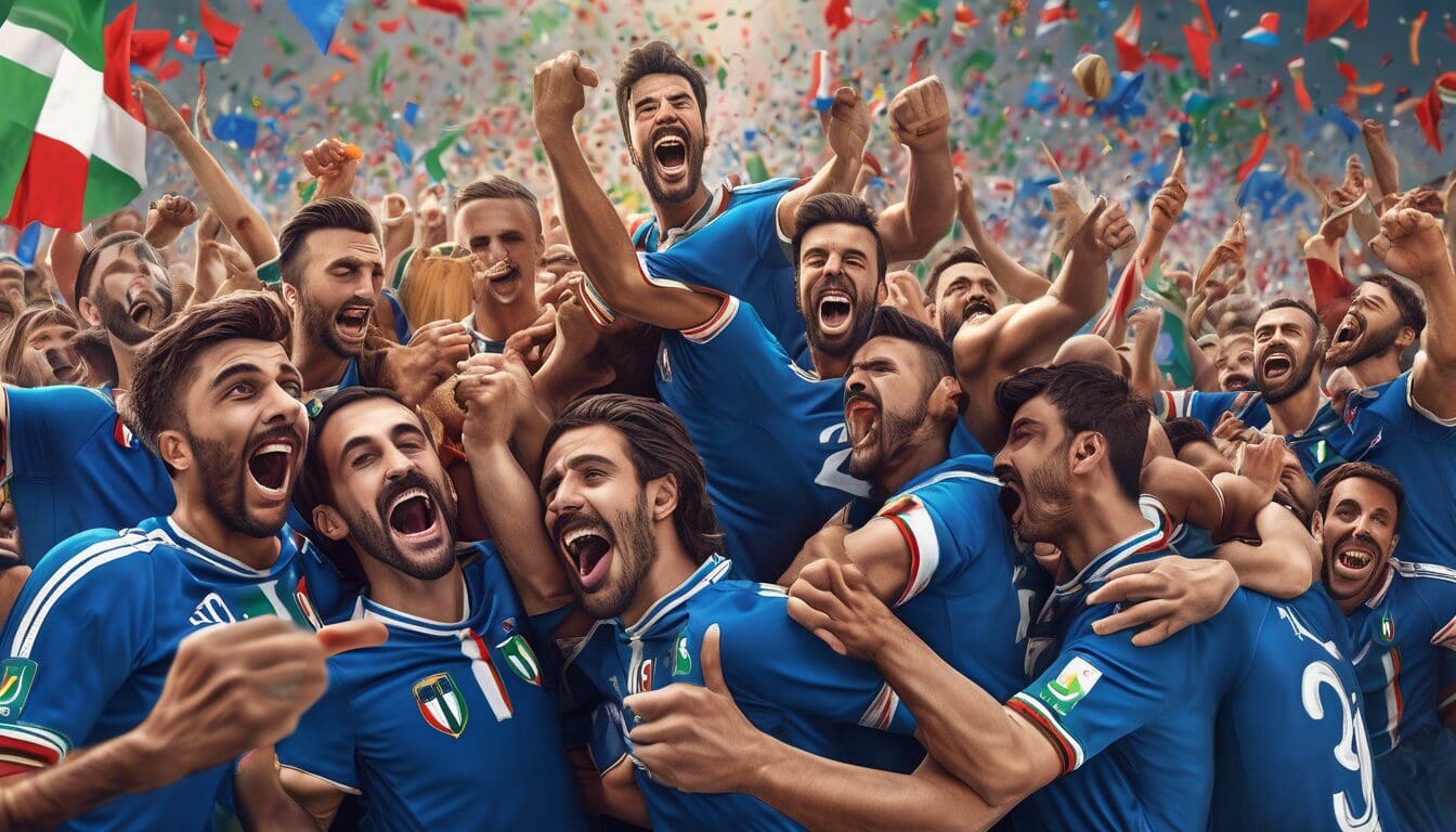 découvrez la victoire écrasante de l'équipe italienne de football, marquée par des performances spectaculaires et un jeu collectif impressionnant. plongez dans les moments forts de ce match mémorable et revivez le triomphe des azzurri.