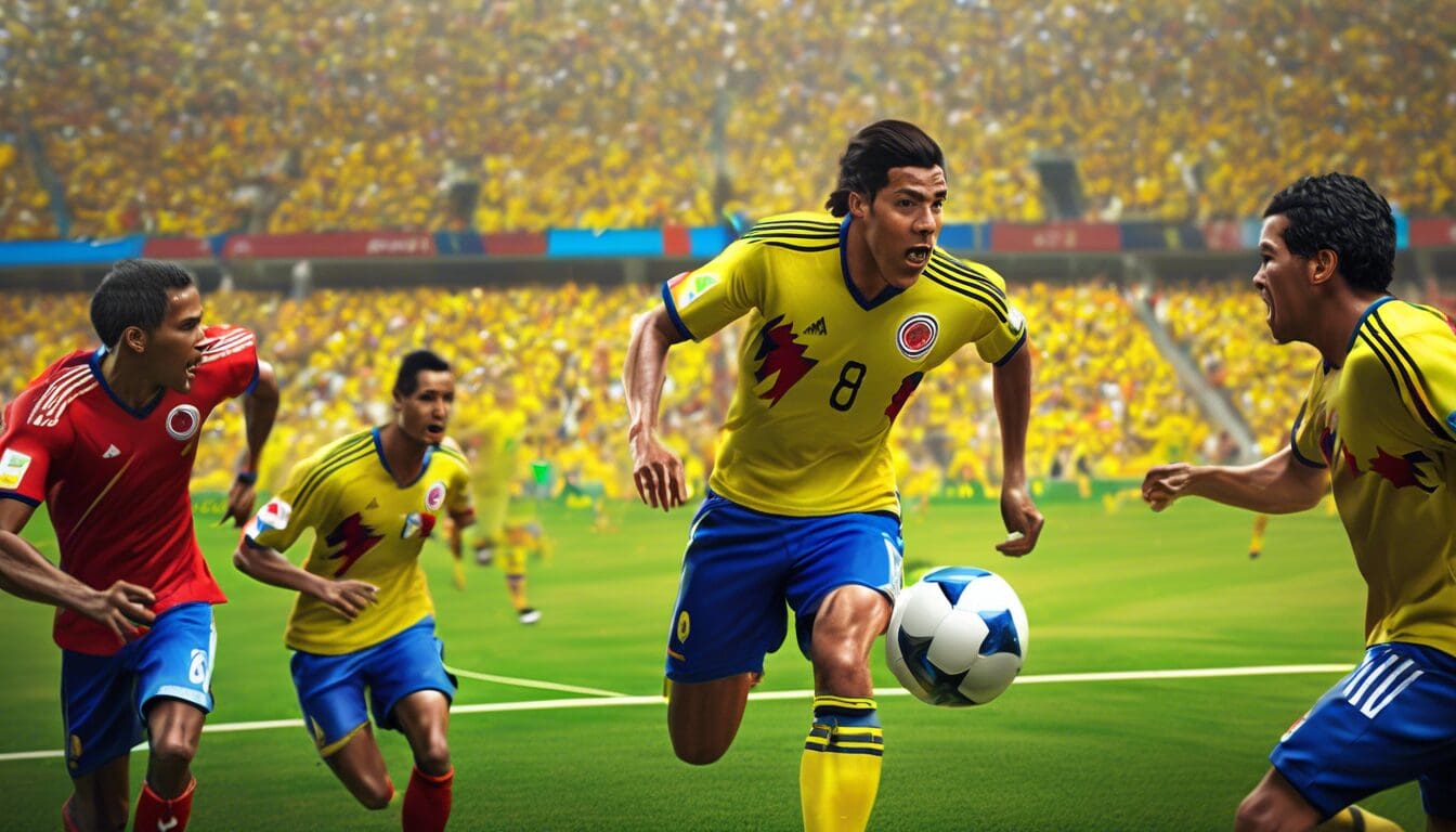 découvrez l'équipe colombienne de football, une formation talentueuse qui se distingue par son style de jeu dynamique et sa passion sur le terrain. suivez leurs performances, leurs joueurs vedettes et l'histoire qui les rapproche de leurs fans.