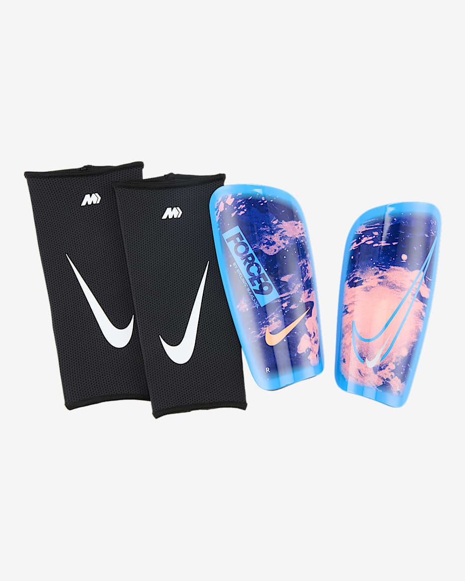 Protège-tibias de football Nike Mercurial Lite modèle Erling Haaland avec design technique